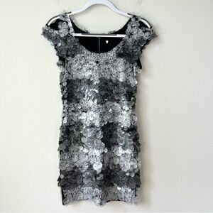 Vintage Y2k DVF Diane Von Furstenberg Big Sequin Party Mini Dress